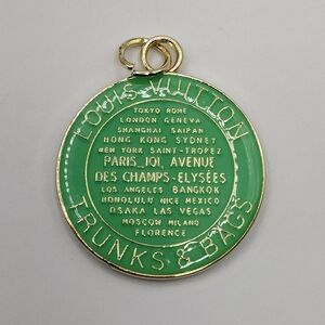 Louis Vuitton Trunks & Bags Charm - Green 35 X 41mm
